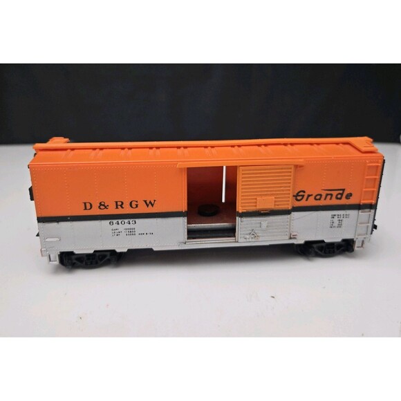Vintage Denver & Rio Grande D&RGW Box Car 64043 HO Scale No Box - Picture 6 of 12